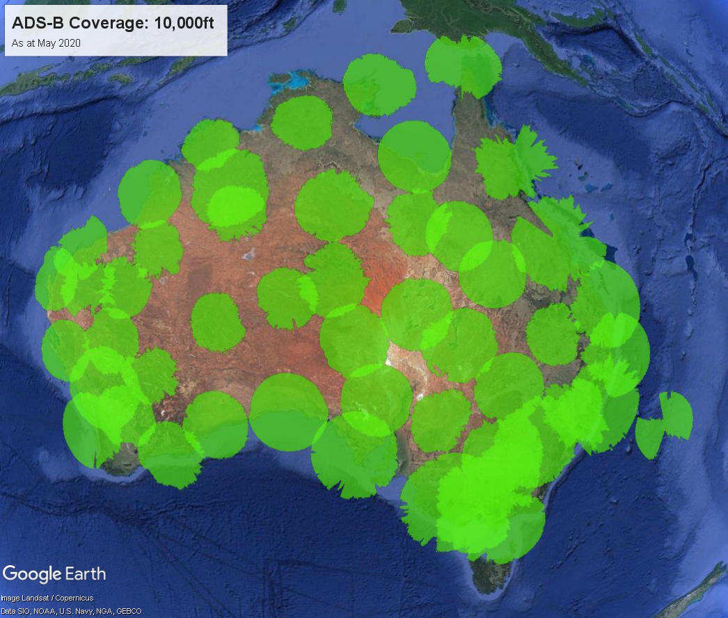 ADS-B Coverage - Airservices