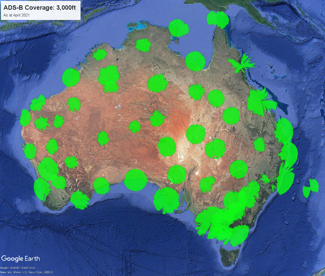 ADS-B Coverage - Airservices