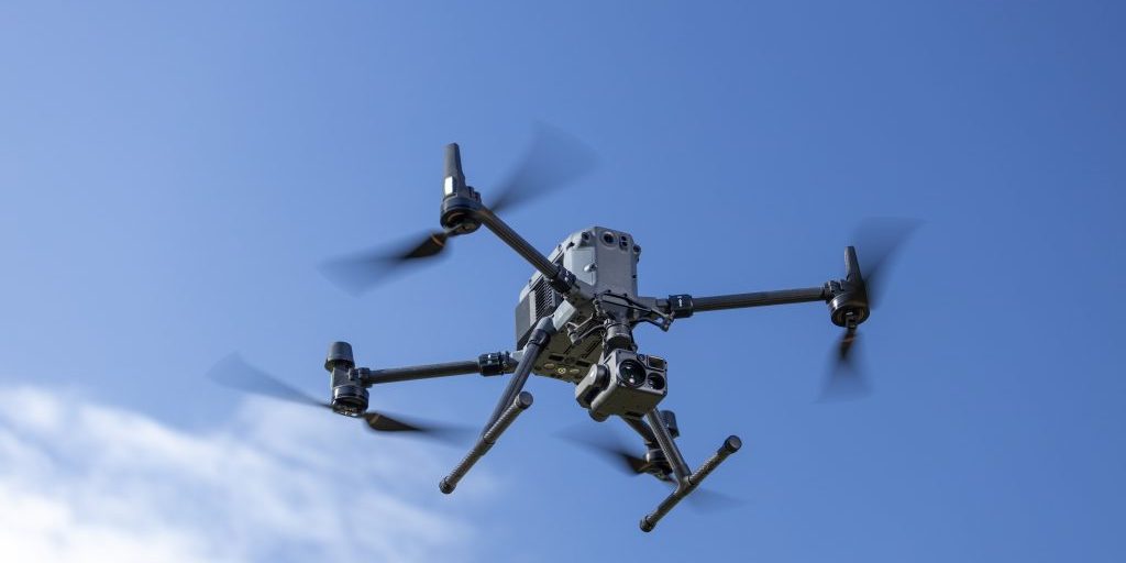 Image of a drone flying