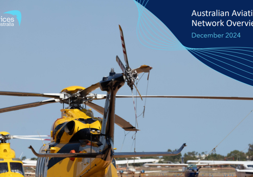 Australian Aviation Network Overview December Cover Photo - image of helicopter