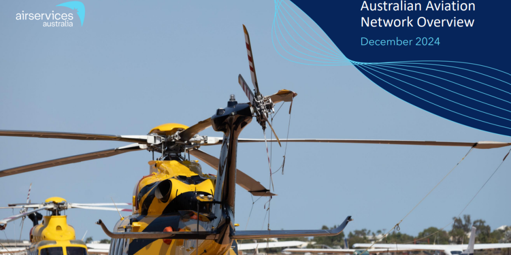 Australian Aviation Network Overview December Cover Photo - image of helicopter